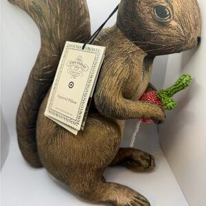 John Derian Target Squirrel Pillow - Brown and Red